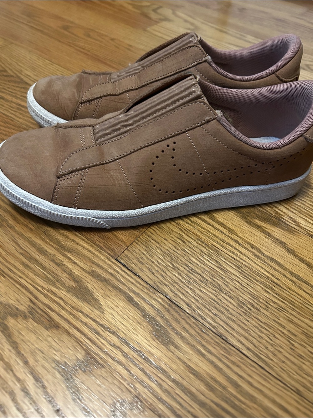 Nike Women's Slip-On Sneakers in Brown